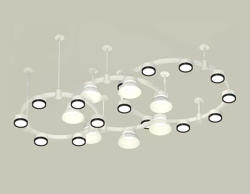 

Комплект подвесного светильника Ambrella Light Techno Ring XR92212010 (A9221, A9226, C9241, C9232, C9236, C9231, N8140, N8113)