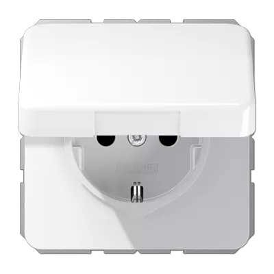 

Розетка штепсельная Schuko Jung CD1520BFKLWW