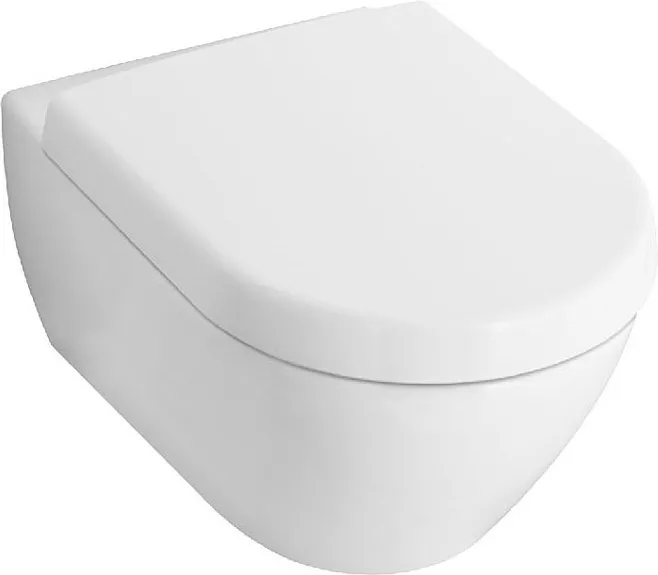 

Чаша для унитаза подвесного Villeroy & Boch Subway 2.0 5606 1001 укороченная, alpin