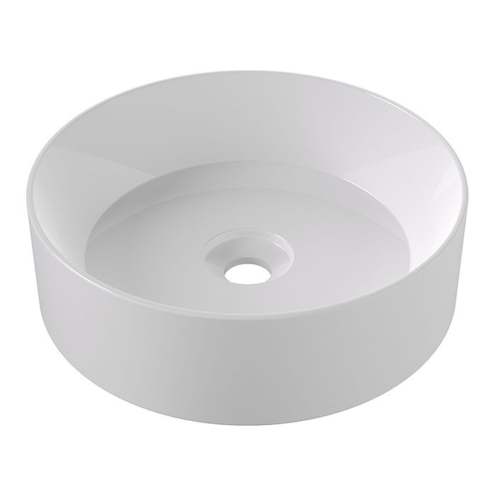 

Alice Раковина SPY Round Ø40хВ12, накладная, без отверстия под смеситель, белый глянцевый