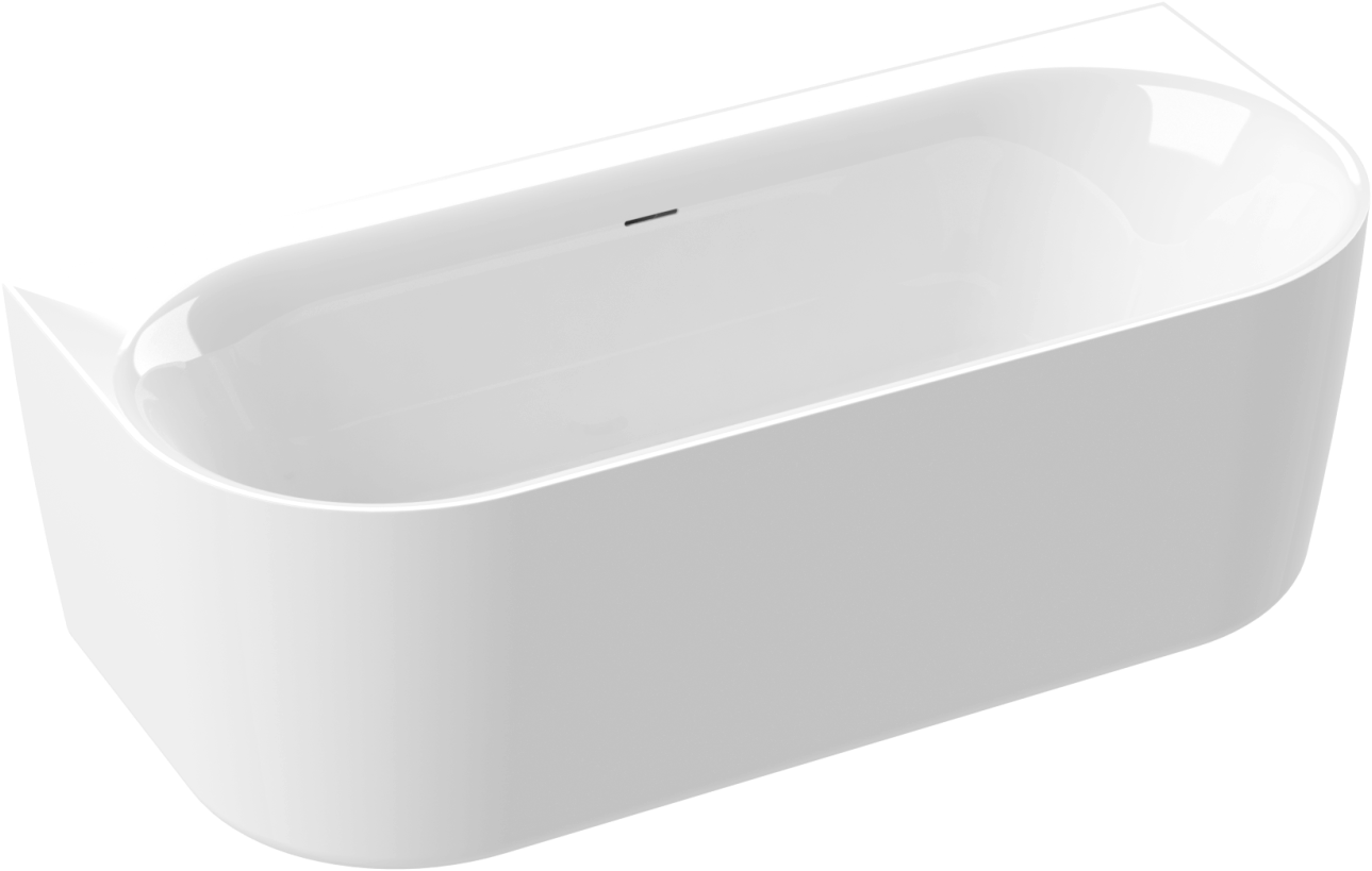 

Акриловая ванна Cezares Metauro METAURO-INT-Wall-180-80-60 180x80 см, пристенная, белая, овальная, вклеенный каркас, со сливом-переливом, с донным клапаном