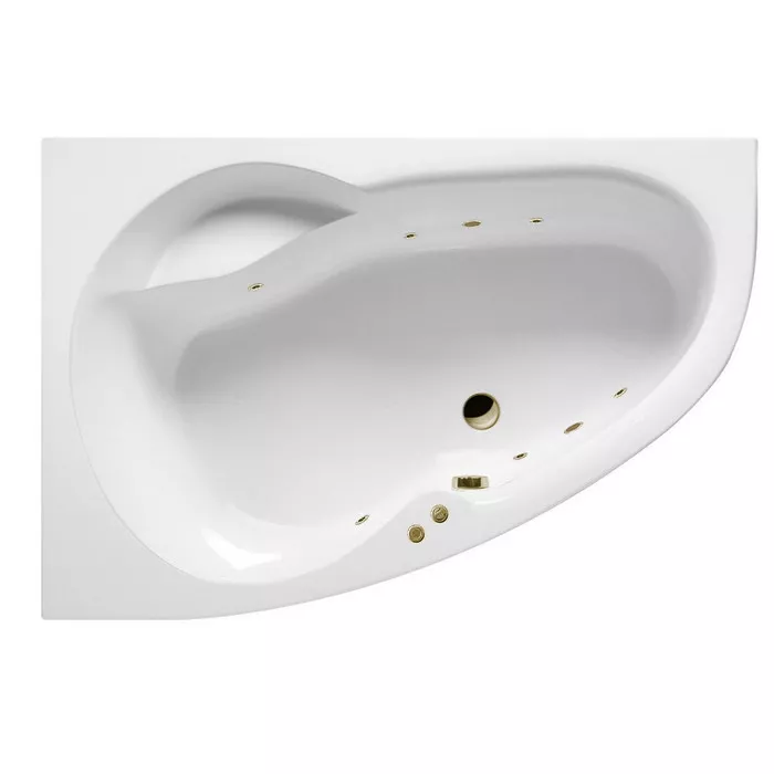 

Ванна акриловая Excellent Newa Soft L 160х95 с гидромассажем белый - бронза