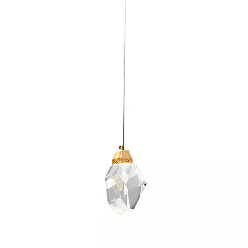 

Подвесной светильник Delight Collection Crystal rock II 9701P/1 brass