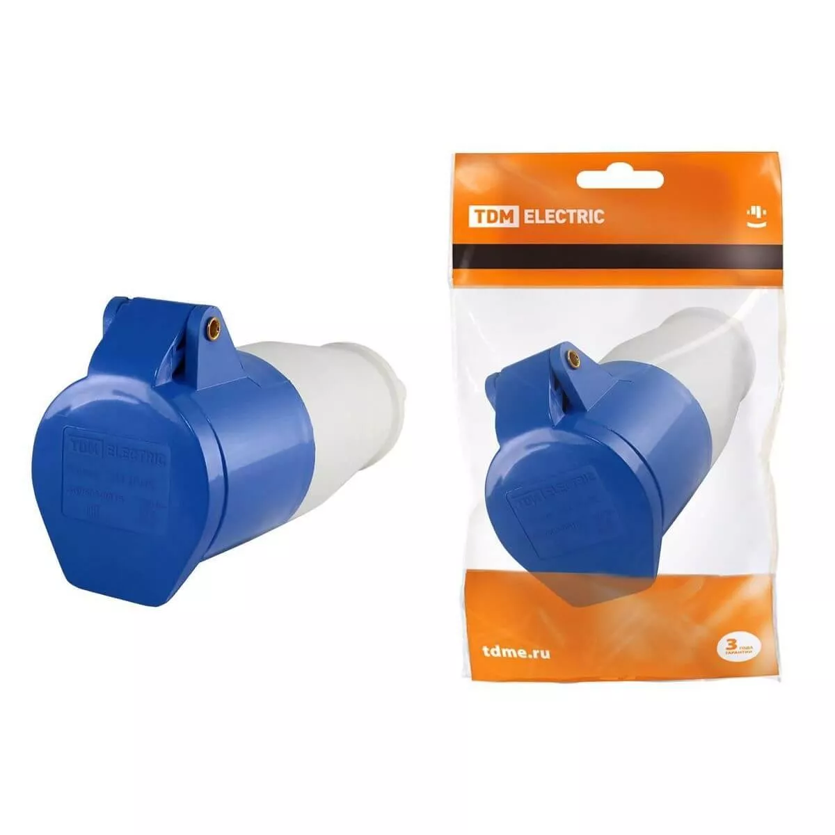 

Розетка переносная 2P+PE TDM Electric SQ0603-0016