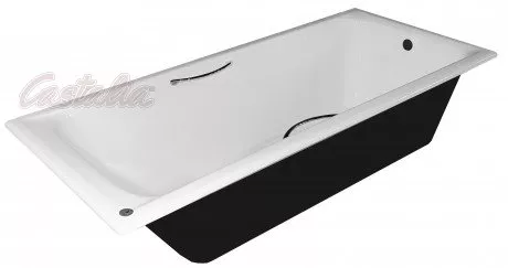 

Чугунная ванна Castalia Prime S2021 180x80 с ручками