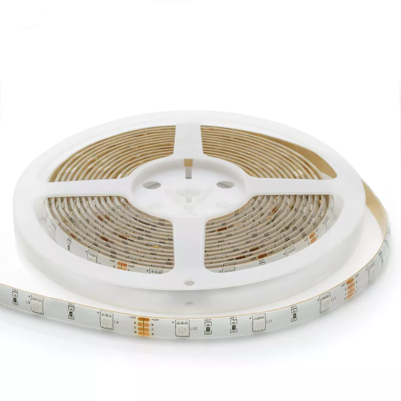 

Комплект светодиодной ленты Apeyron 12В 7.2Вт/м smd 5050 30 д/м IP65 5м RGB (блок, коннектор, контроллер) 10-03