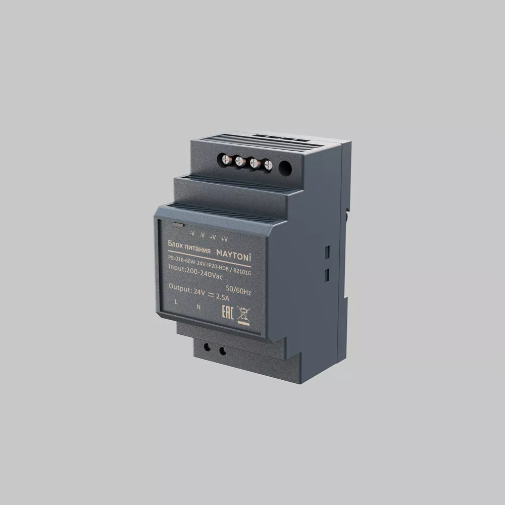 

Блок питания Maytoni PSL016 24В 60Вт IP20 821016 821016