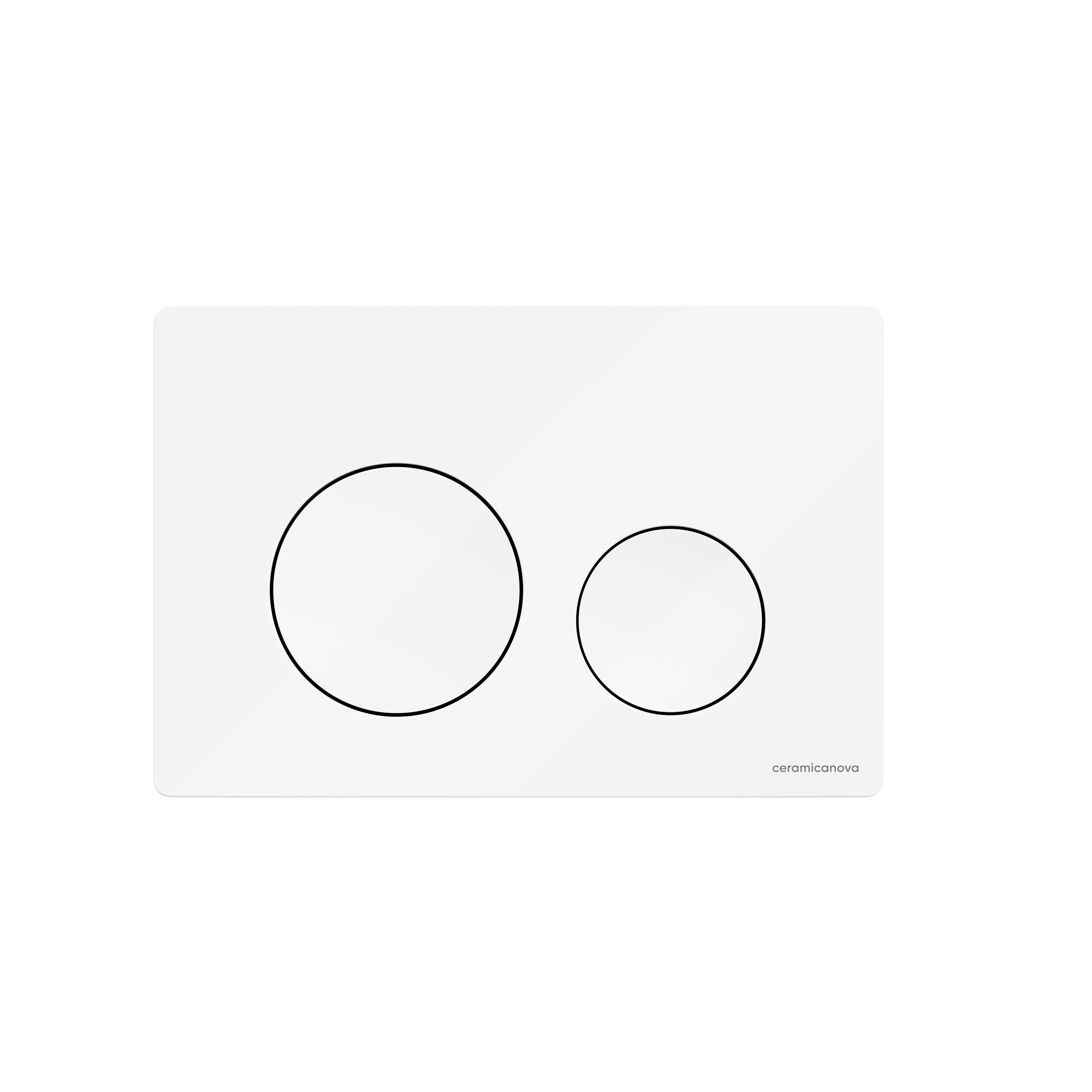 

Кнопка смыва Ceramicanova Balance Circle CN12-001W глянцевый белый