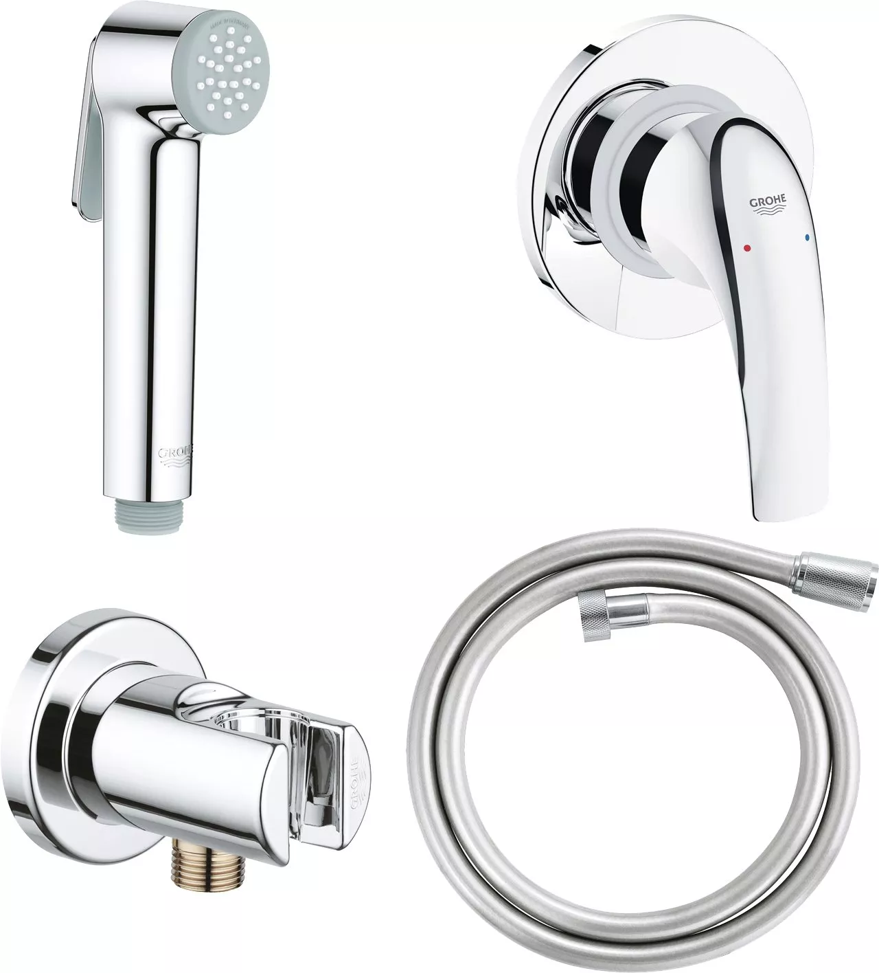 

Гигиенический душ Grohe BauCurve со смесителем 124899