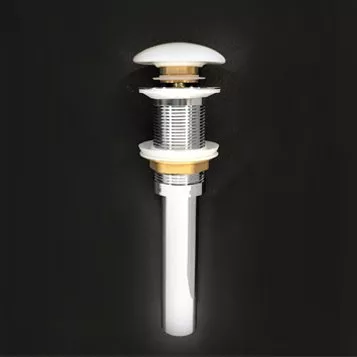 

COMFORTY. Донный клапан с керамическим верхом, матовый белый, DK-01 MW