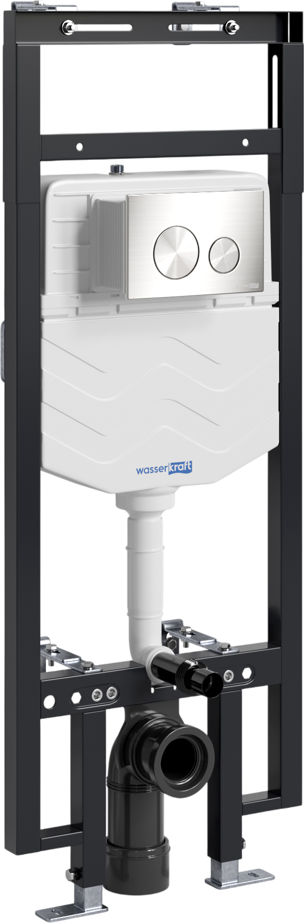 

Система инсталляции для унитазов Wasserkraft Dinkel 58TLT.010.ME.BN02 с кнопкой смыва никель