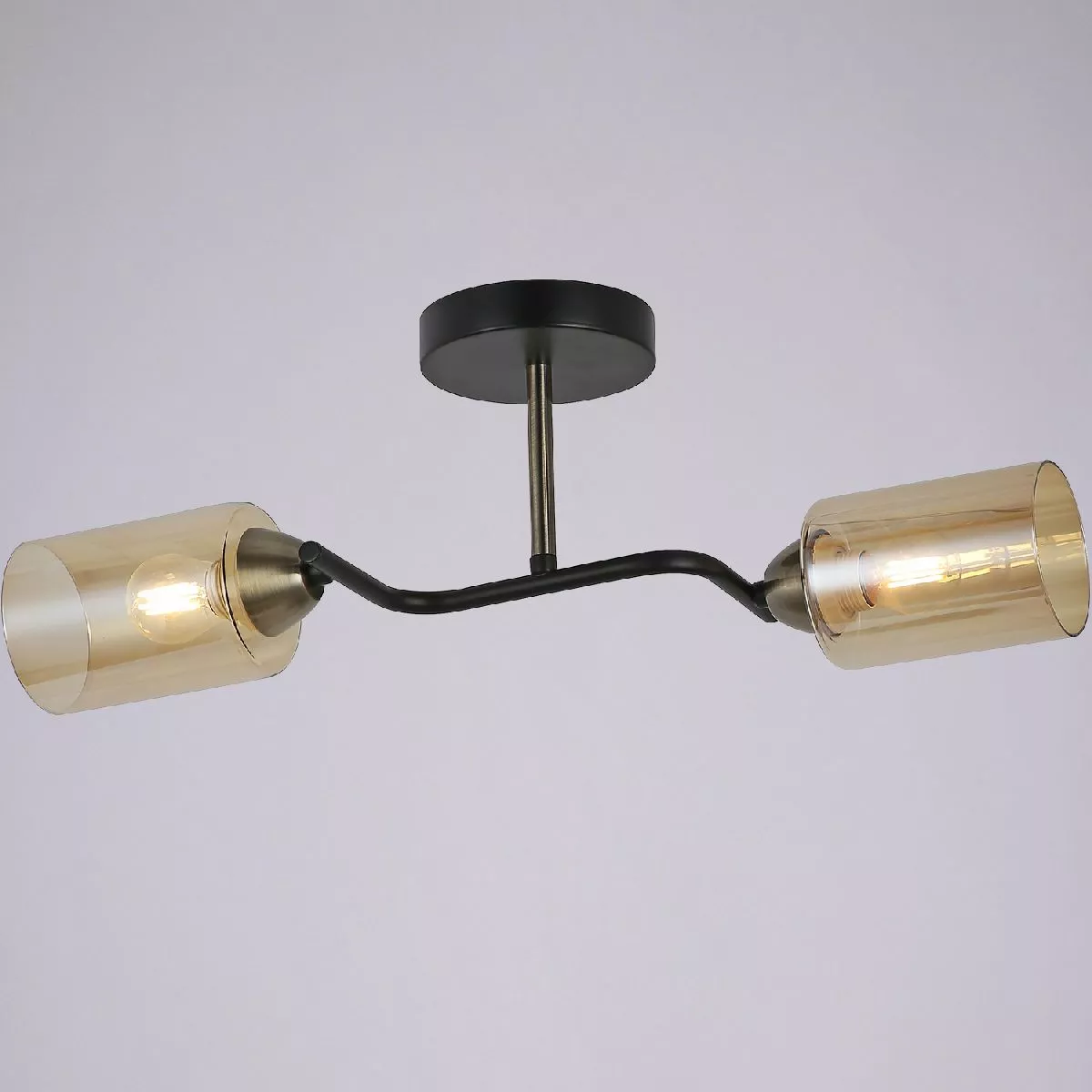 

Потолочный светильник Illumico IL8148-2COU-79 BK BR Bice