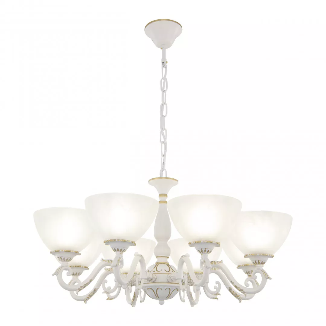 

Подвесная люстра Arte Milano 340518/8 WT+G