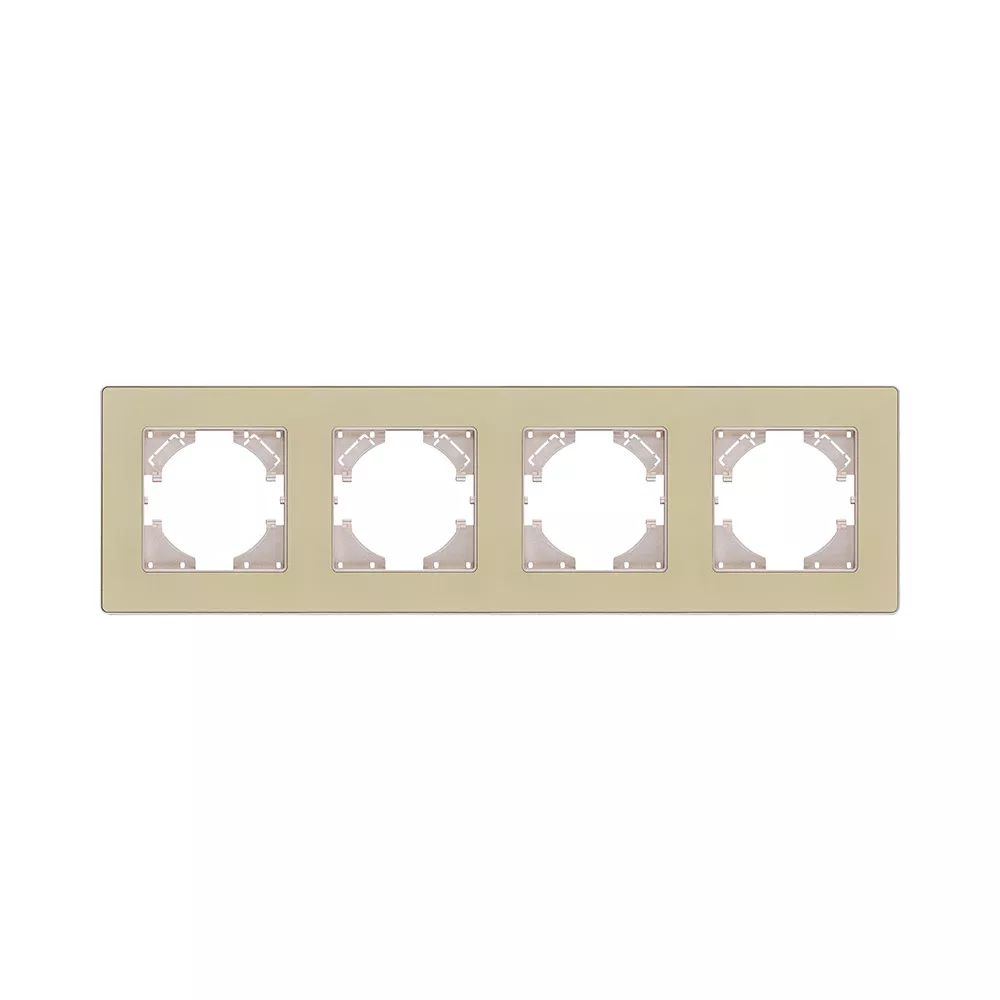 Рамка 4-постовая, золотой Kollinger Eleganz Acryl EA4GD