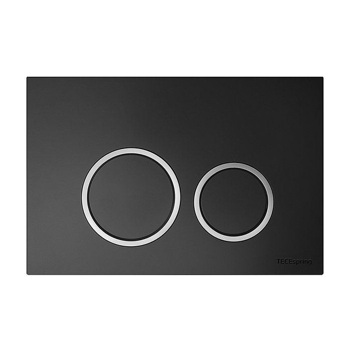 

Панель смыва TECEspring R, черный матовый/хром глянц.