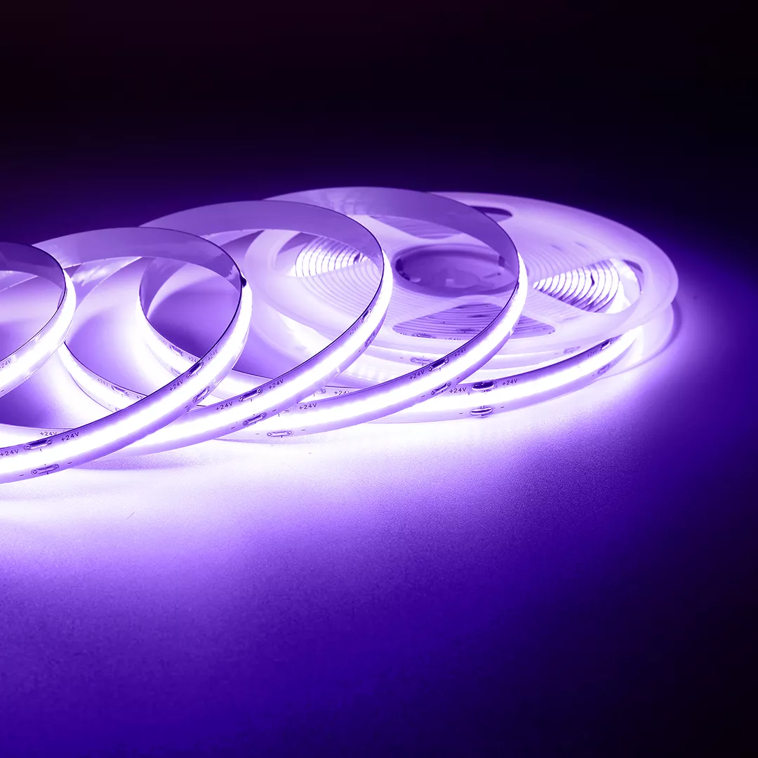 

Светодиодная лента Apeyron 5м, 24В, 11Вт/м, COB, 352д/м, IP20 Фиолетовый 192ОО