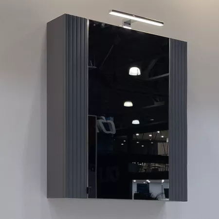 

Зеркало-шкаф Comforty Лима 70 антрацит матовый