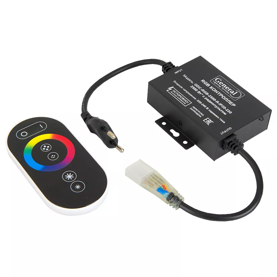 

Контроллер General GDC-RGB-2500-R-IP20-220 512119