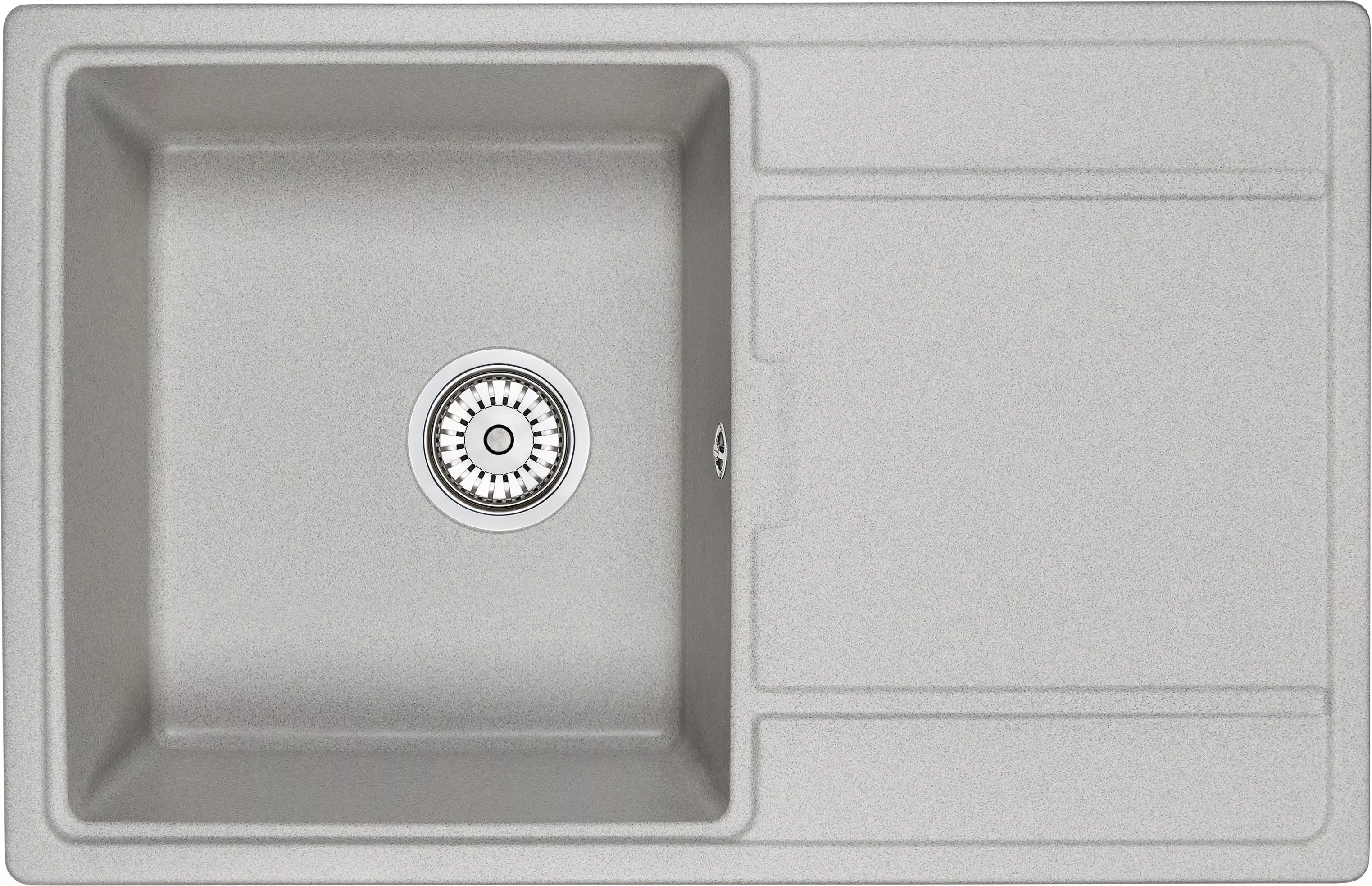 

Мойка кухонная Granula 78х50 серый матовый