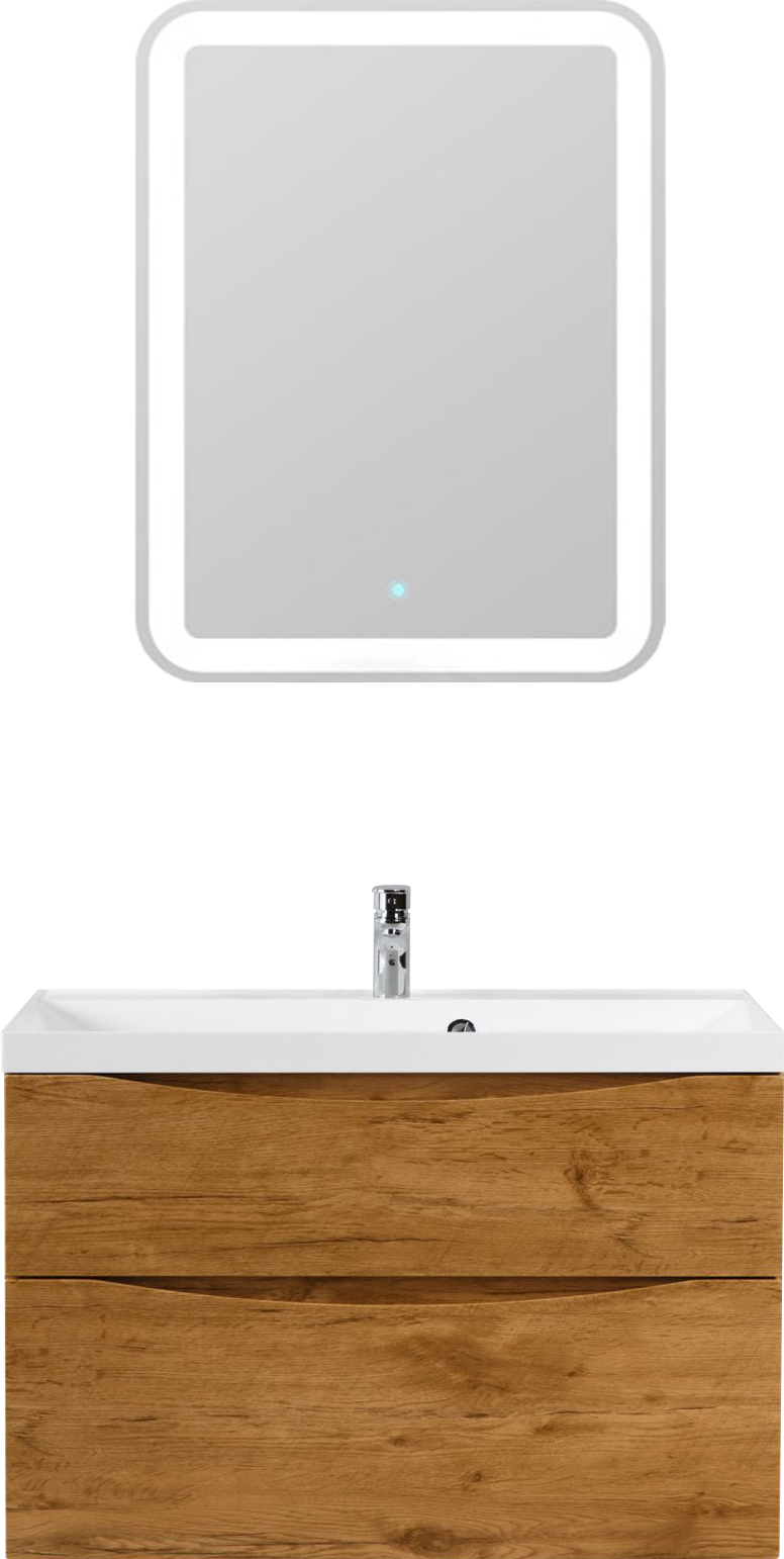 

Мебель для ванной комнаты BelBagno Marino H60 rovere nature, 90 см