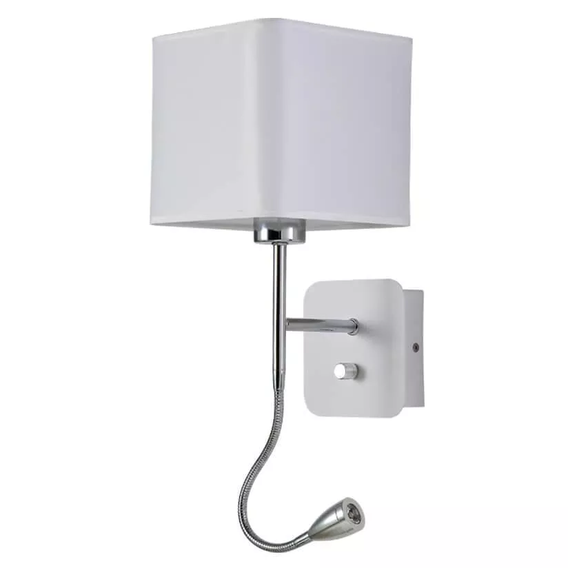 

Бра Crystal Lux Paco AP2 Chrome/White