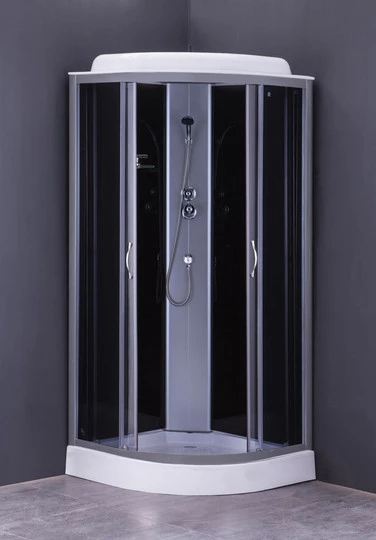 

Душевая кабина Loranto 90х90 хром стекло тонированное