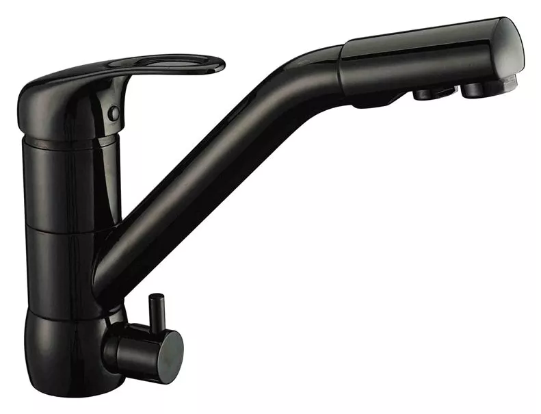 

Смеситель Zorg Clean Water ZR 400 KF-12 black для кухонной мойки, Черный