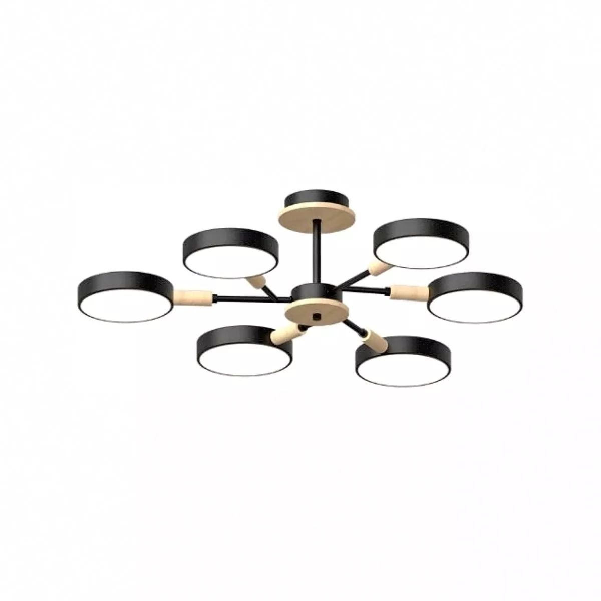 

Люстра на штанге LED4U L3218-740 BK