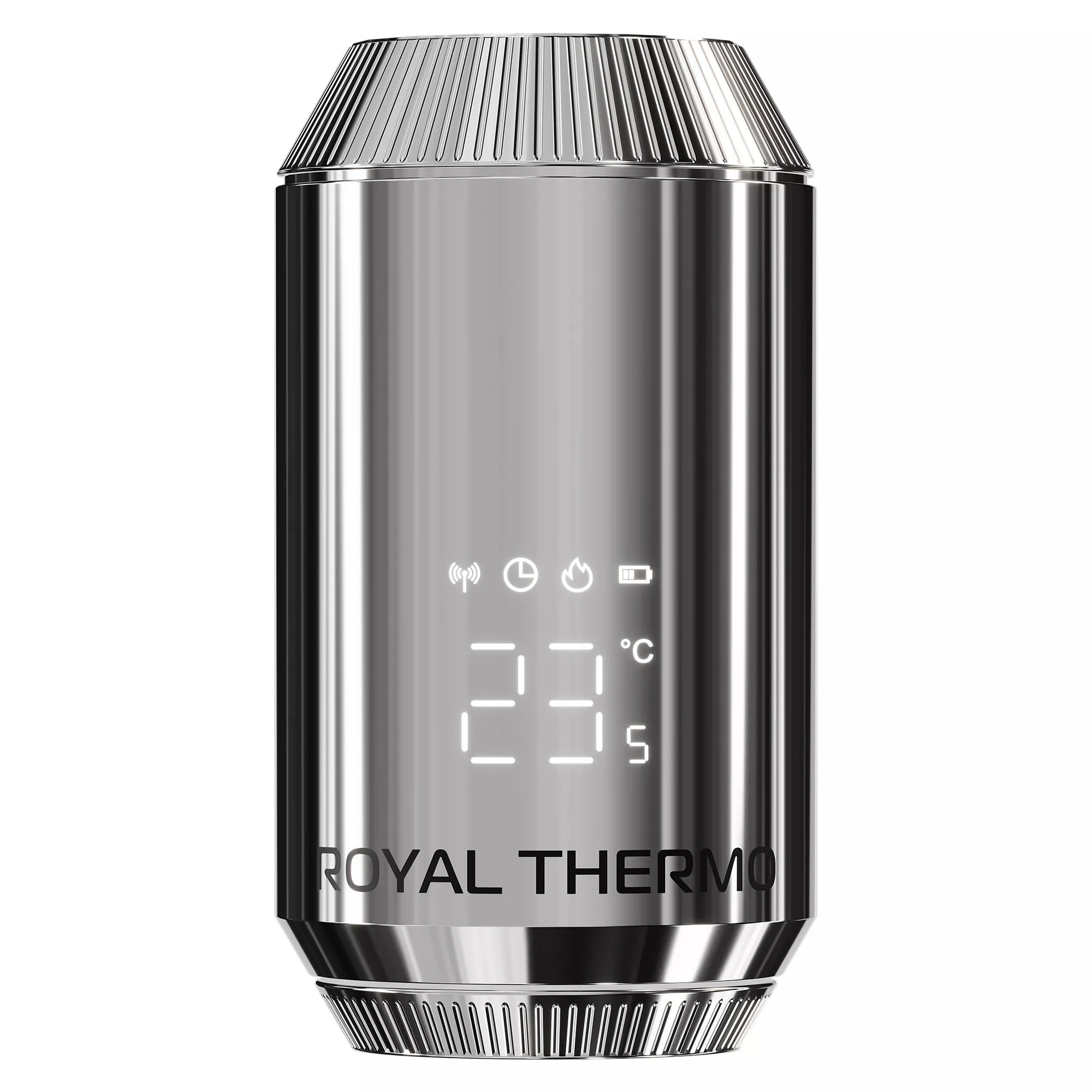 Термостат радиаторный электронный Royal Thermo Smart Heat 2.0, хром