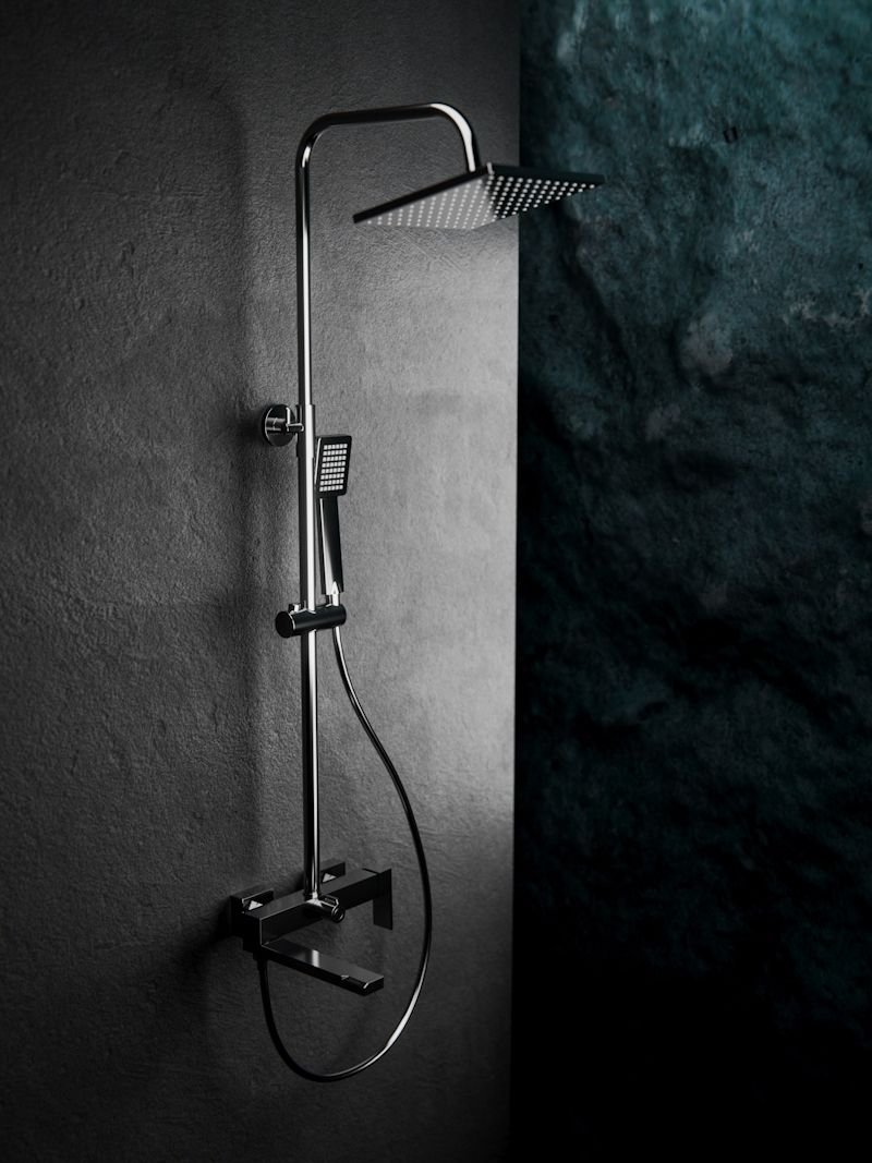 

Душевая система / Тропический душ Knotlor KN-23, хром