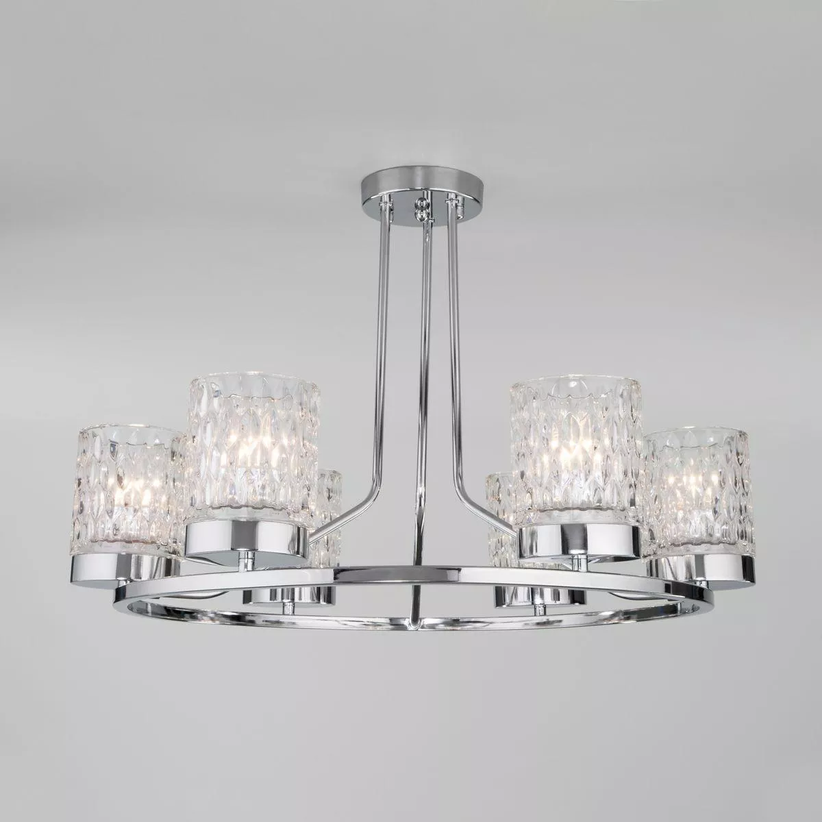 

Потолочная люстра Eurosvet Calle 60127/6 хром