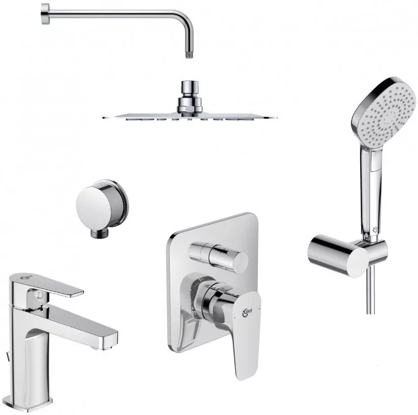 

Комплект для ванной Ideal Standard Esla BD002XC С ВНУТРЕННЕЙ ЧАСТЬЮ