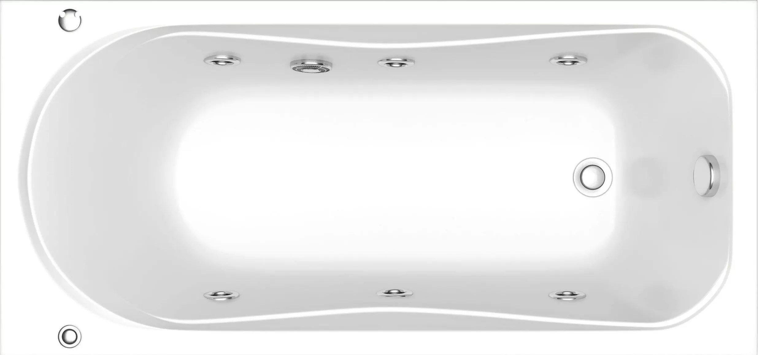 Акриловая ванна Bas Верона 150 см с г/м, цвет белый ВГ00054 - фото 1