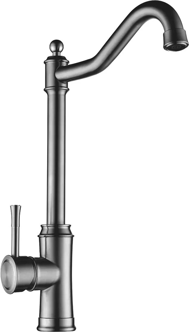 

Смеситель Elghansa Stainless steel 56D4737-Steel для кухонной мойки, Хром;сталь