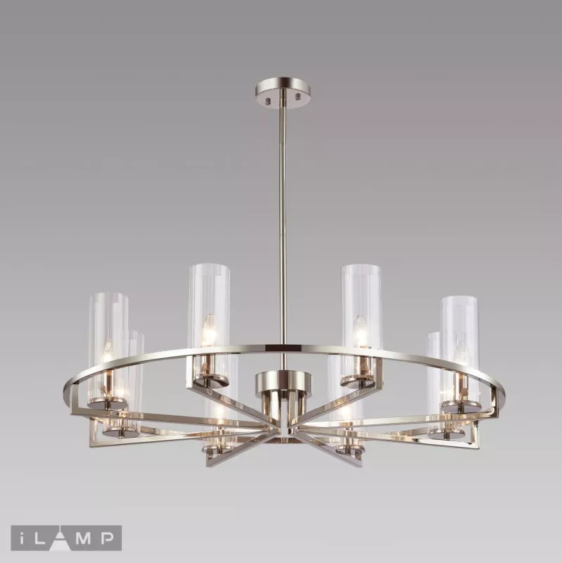 

Подвесная люстра iLamp Evolution 6806-8 NIC