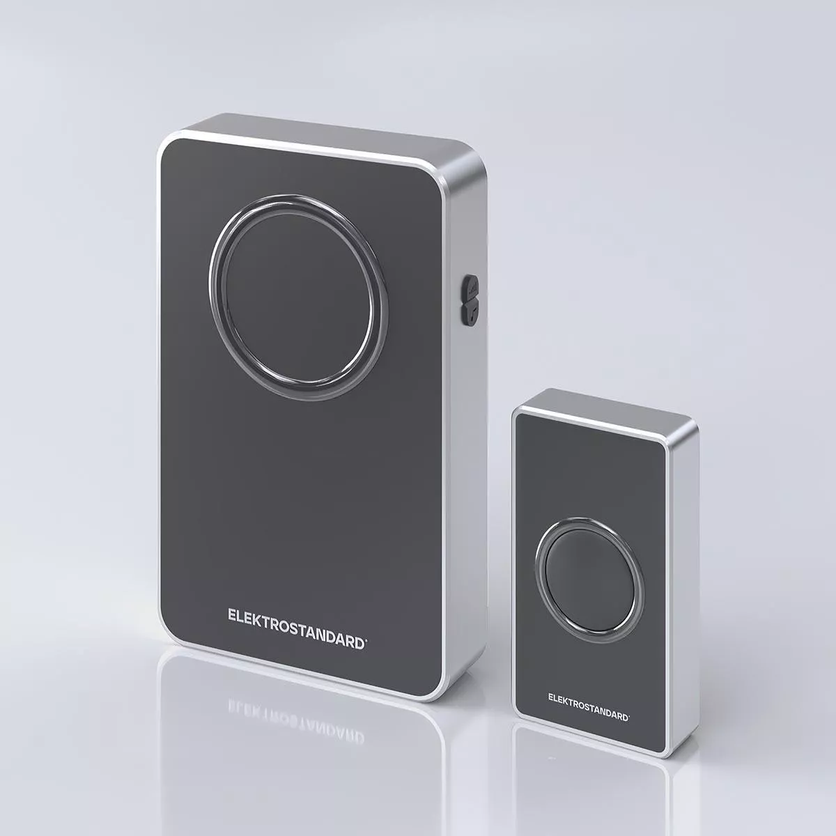 

Звонок беспроводной Elektrostandard DBQ27M WL чёрный/серебро a055696