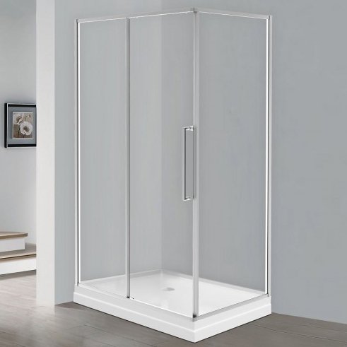 

Душевой уголок Esbano Surf ESS-108PS-C 100х80 см, профиль хром, стекло прозрачное