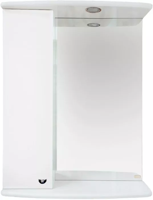 Зеркало-шкаф Misty Астра 50 с подсветкой, белый L, размер 50 Э-Аст04050-01СвЛ - фото 1