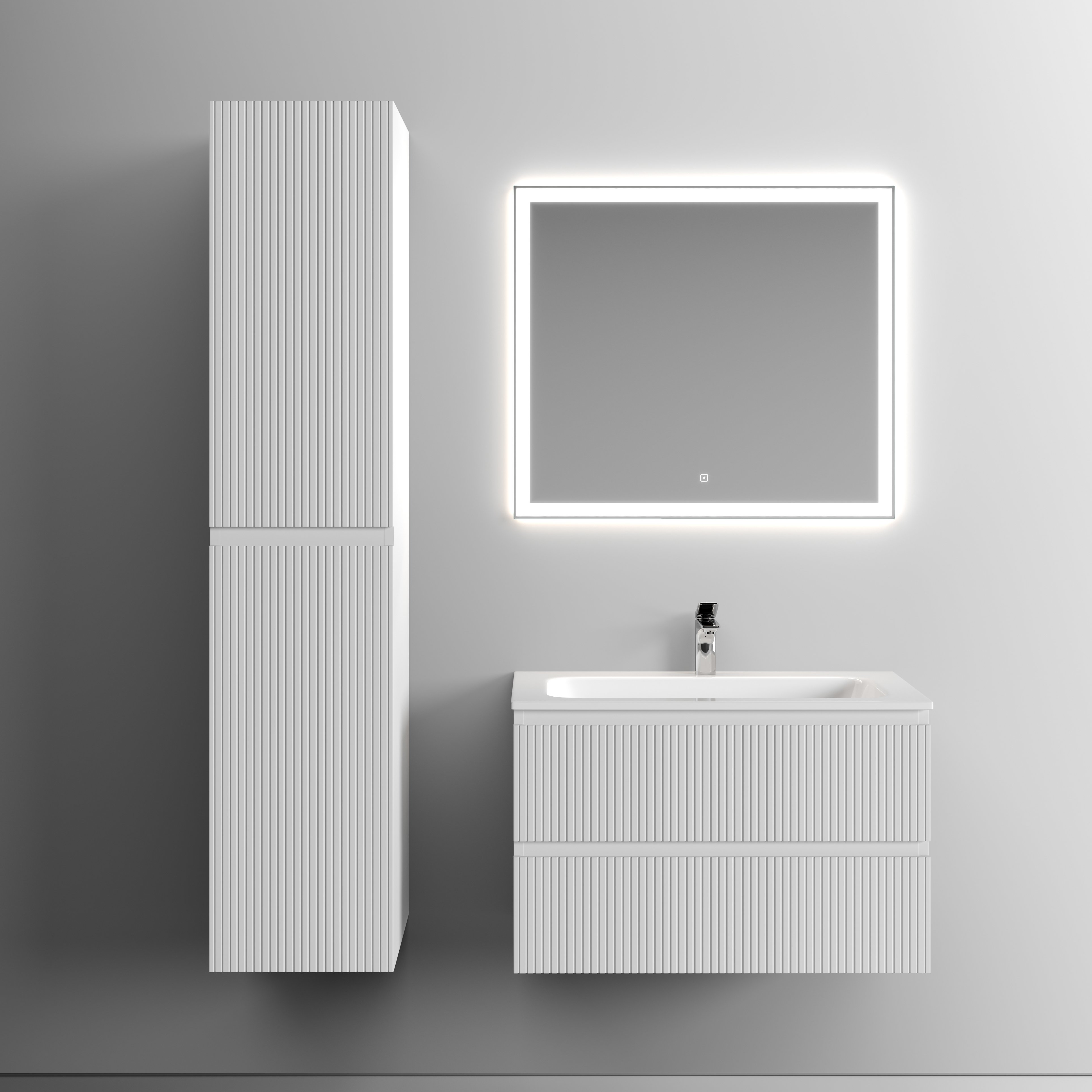 

Мебель для ванной комнаты Sancos Snob T 80 см, bianco