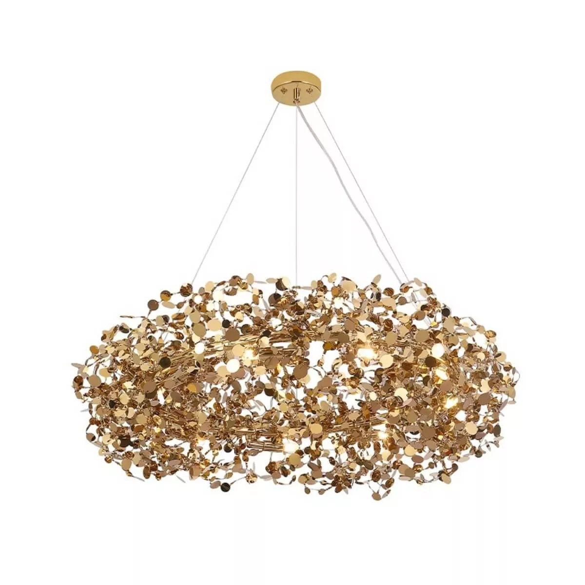

Подвесная люстра Crystal Lux GARDEN SP9 D800 GOLD