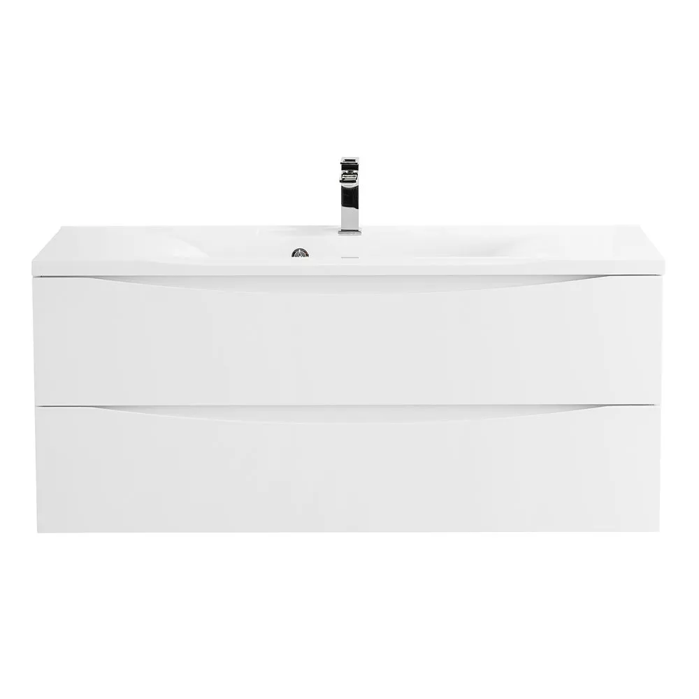 

Тумба с раковиной Belbagno Marino 120 белый матовый