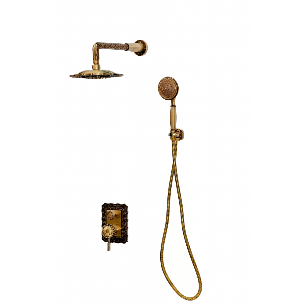 

Душевая система скрытого монтажа MILACIO Vitoria, бронза (MC.105.BR)