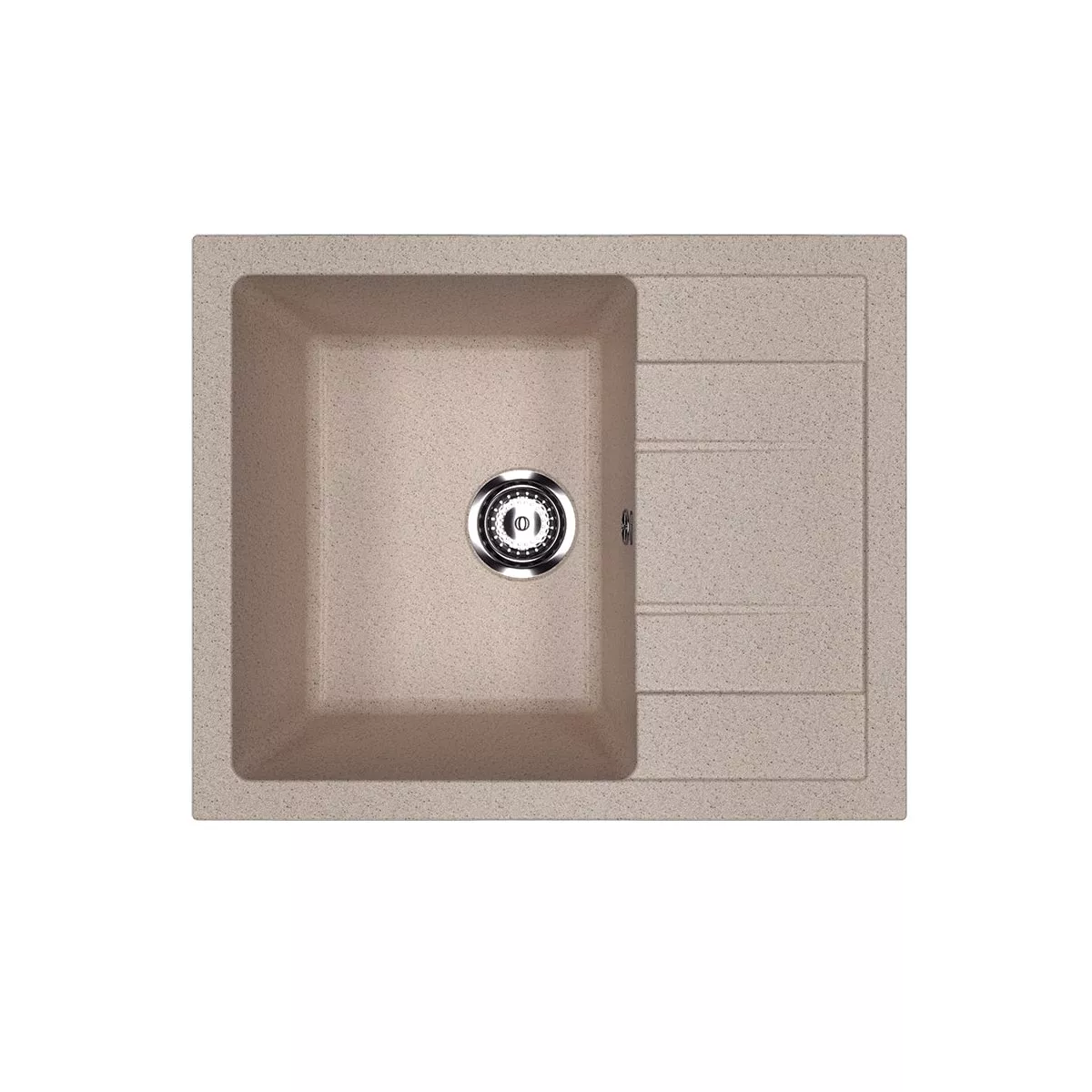 Мойки из мрамора  Santehnika Room Мойка кухонная Ulgran U-607-302, песочный