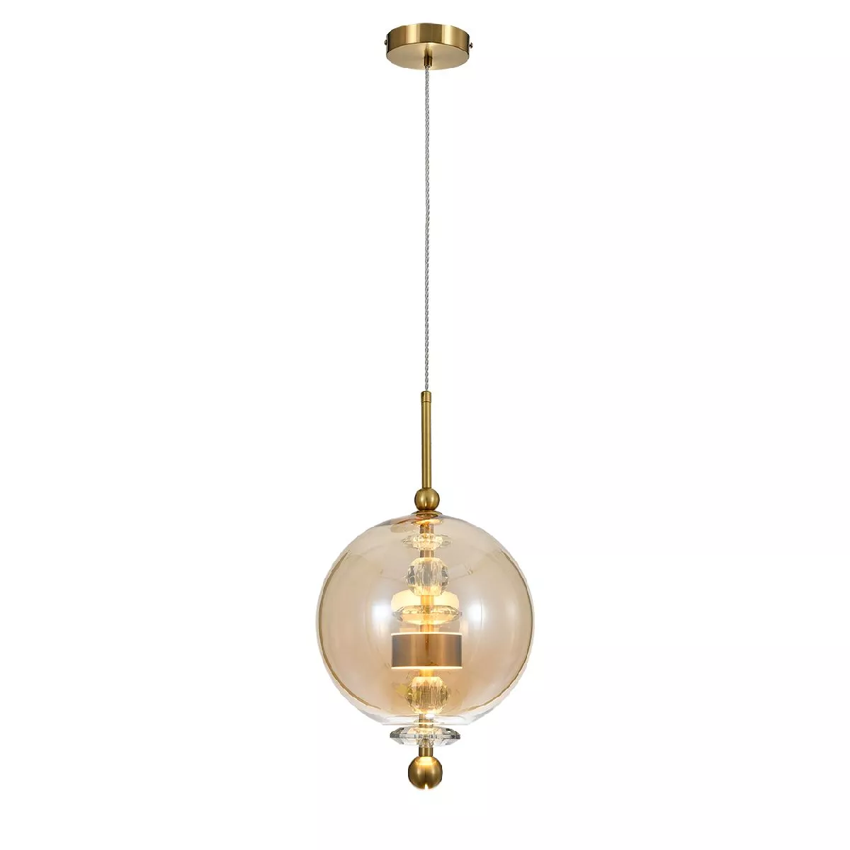 

Подвесной светильник Indigo Illusione 11055/1P Amber V000188L