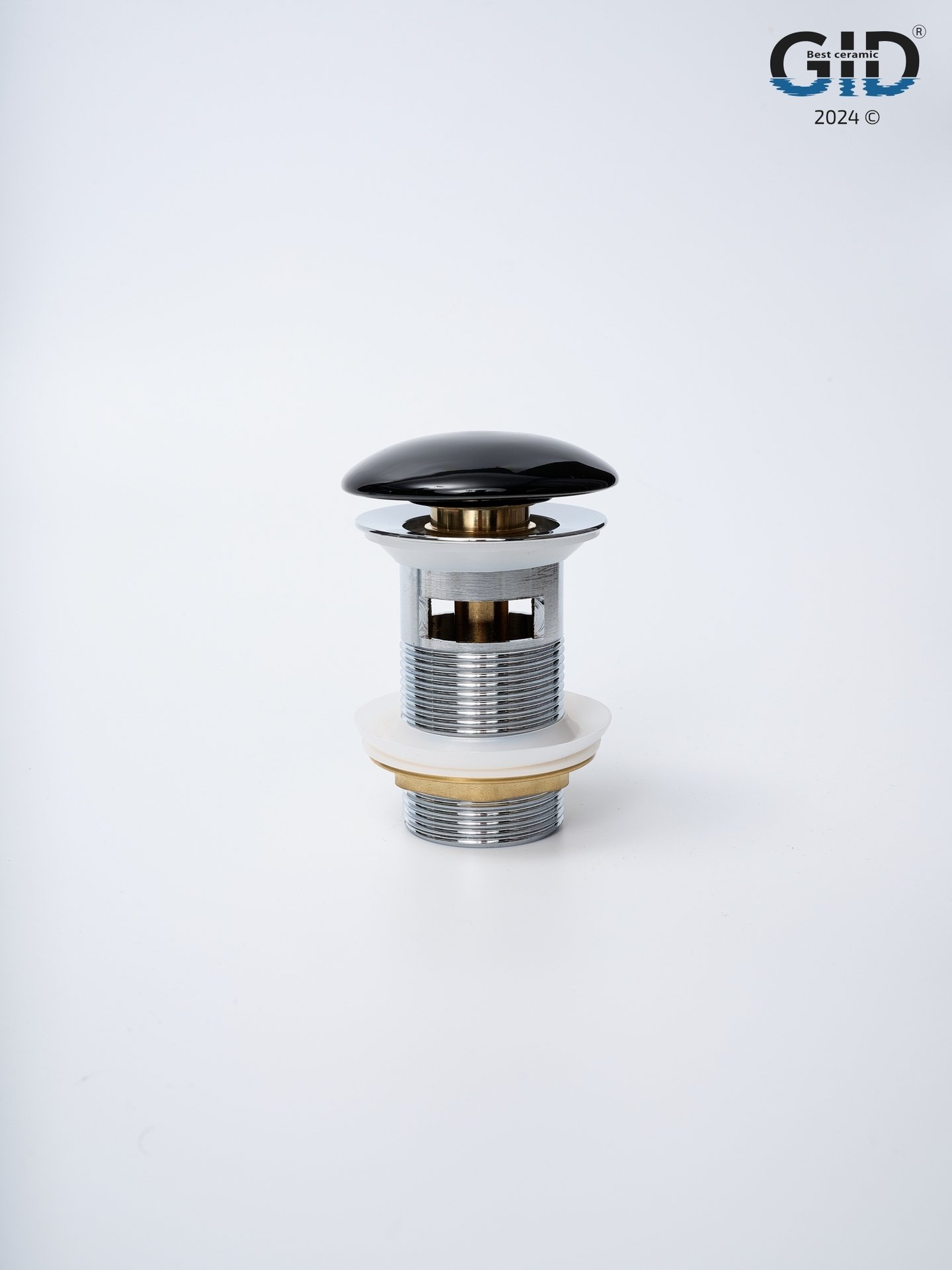 Донные клапаны Донный клапан с переливом Gid BL100-1 черный