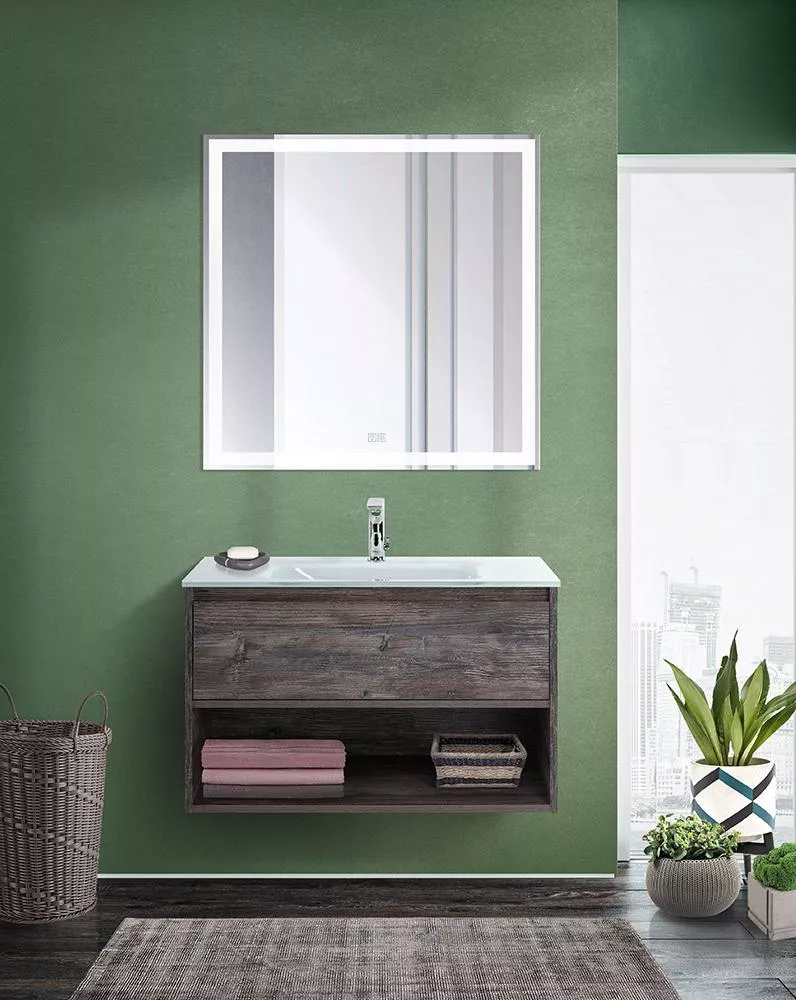 

Комплект мебели BelBagno Kraft 80 темное дерево