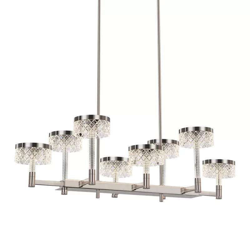 

Подвесная люстра Delight Collection MD21020075 MD21020075-8B satin nickel