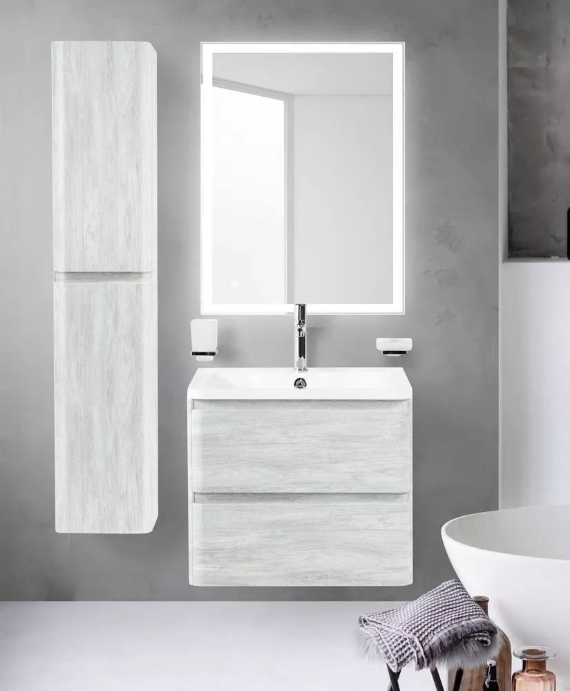 

Комплект мебели BelBagno Albano 70 светлое дерево
