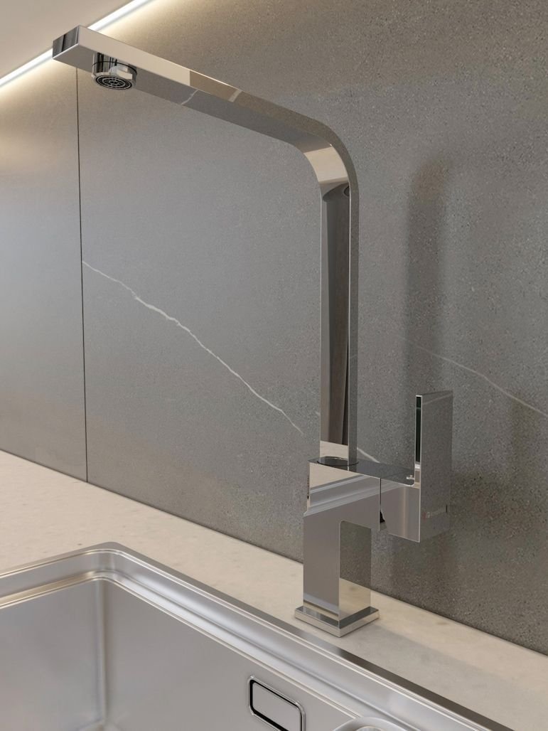 

Cмеситель для кухни Кnotlor KN-21, хром