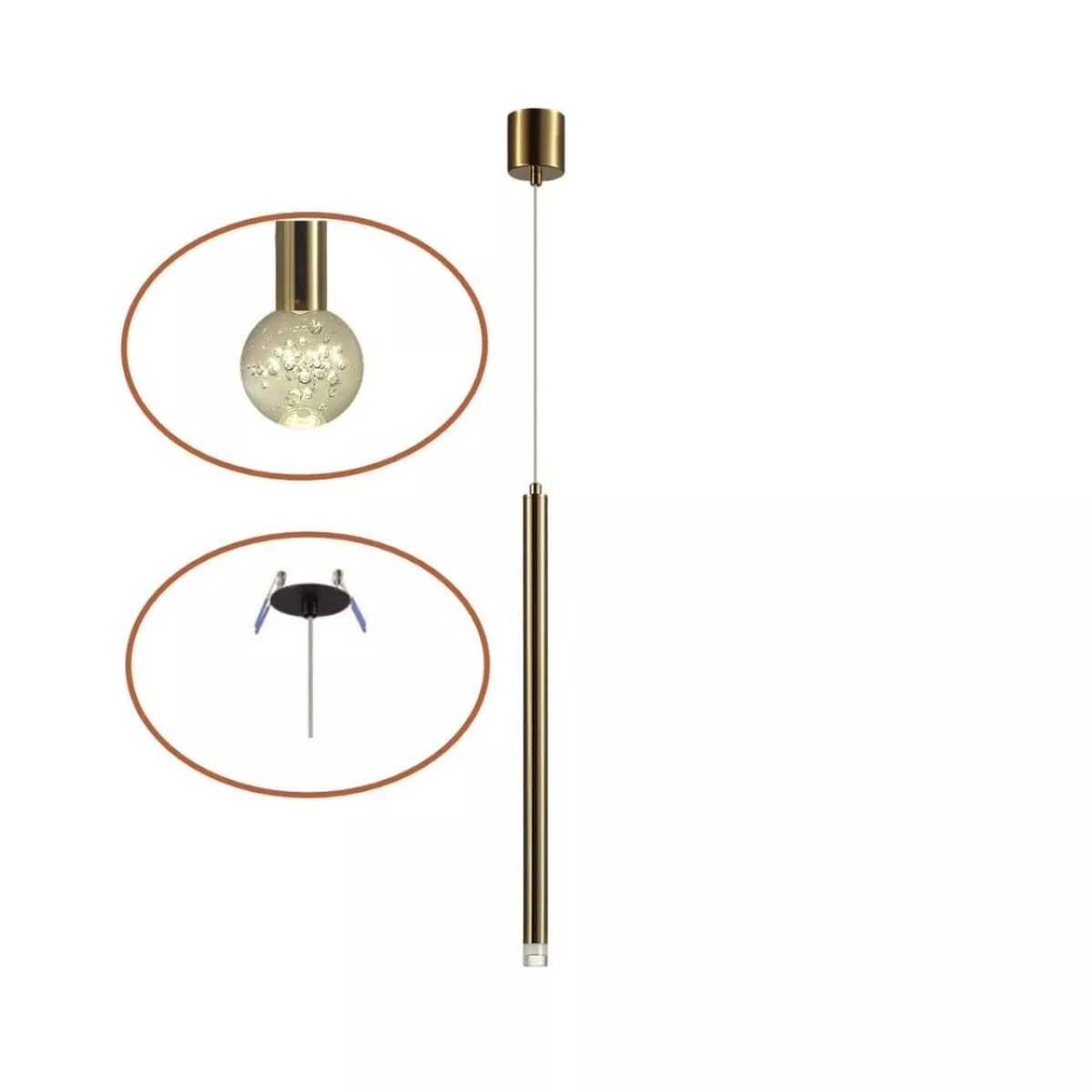 

Подвесной светильник Odeon Light Hightech Fiano 4374/3LA